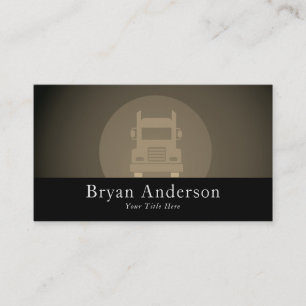 Truck Driver Business Card