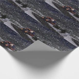 Truck Driver Christmas Wrapping Paper