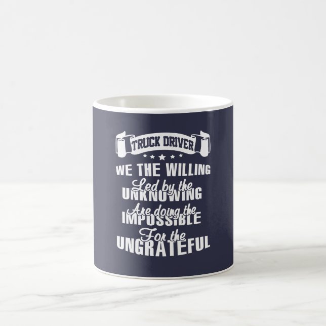 Truck Driver Coffee Mug (Center)