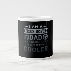 Truck Driver Dad Large Coffee Mug