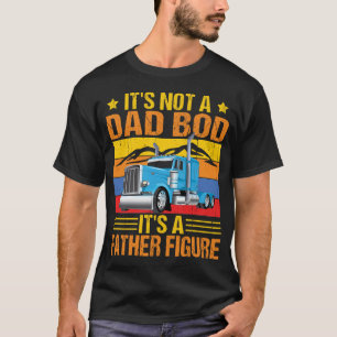 Truck driver dad Truckers Semi truck operator  T-Shirt