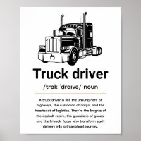 Truck Driver Definition for Truck Driver Day