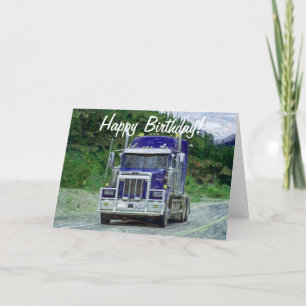 TRUCK Driver Funny Trucker Birthday Cards