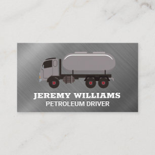 Truck Driver   Gas Petroleum Business Card