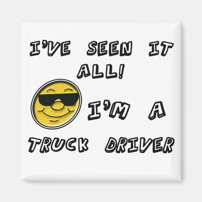 Truck Driver Magnet (Front)