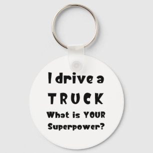 Truck driver Magnet Key Ring