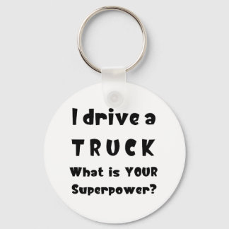 Truck driver Magnet Key Ring