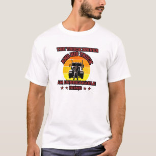 Truck Driver Male Strong Road Bond Pride Design T-Shirt