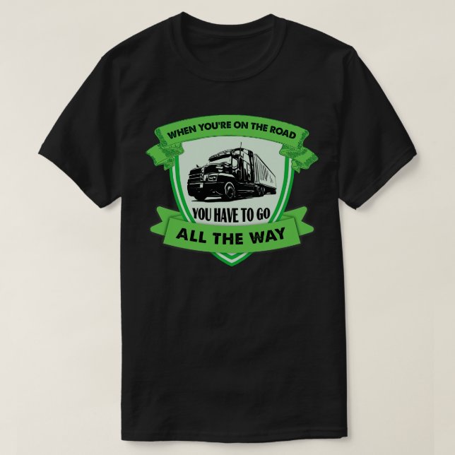 Truck driver T-Shirt (Design Front)