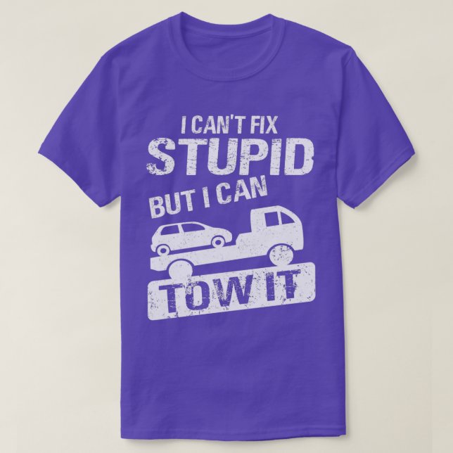 Truck Driver Towing Truck Towing Service T-Shirt (Design Front)