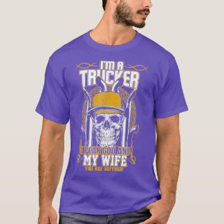 Truck Driver Trucker God Wife T-Shirt