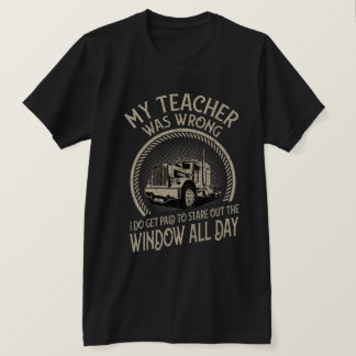 Truck Driver Vintage T-Shirt, Trucker Shirts