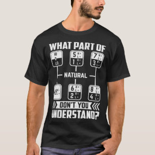 Truck Driver What Part Of Natural Don t You Unders T-Shirt