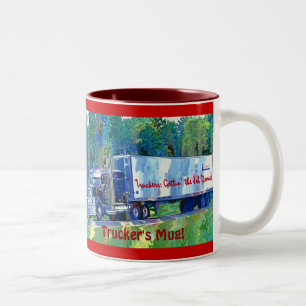 Truck-Drivers Coffee Break Drinking Mug