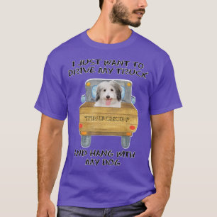 Truck Driving Dog Coton de Tulear T-Shirt