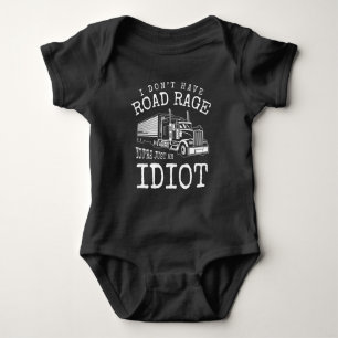 Truck Driving Joke Husband Father Trucker Baby Bodysuit
