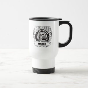 Truck Driving Legends Are Born In March Travel Mug