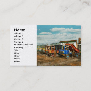 Truck - Dump Truck - Wilcox Trux 1912 Business Card