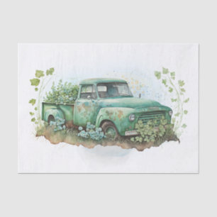 Truck Farm St Patricks Day Shamrock Tissue Paper