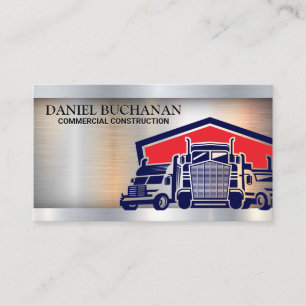Truck Fleet Transport Big Rig Business Card
