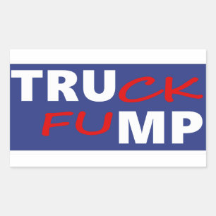 Truck Fump Rectangular Sticker
