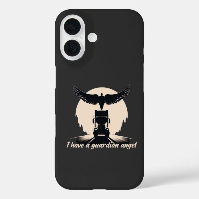 Truck Guardian Angel Protection Faith Road Journey Case-Mate iPhone Case (Back)