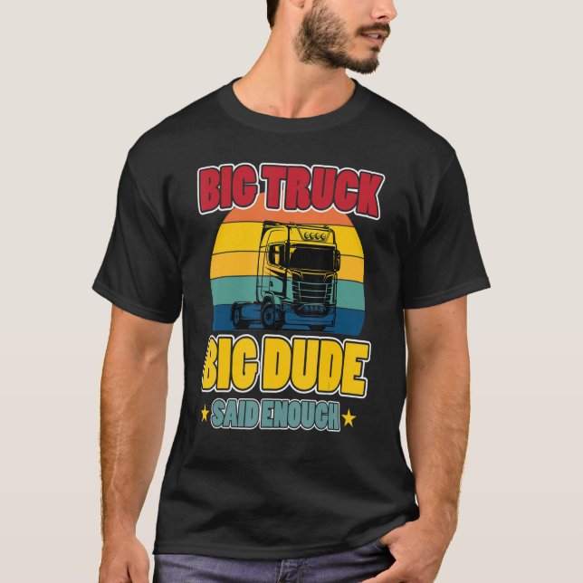 Truck Hauling Transport Cargoes Delivery Ship Trav T-Shirt (Front)