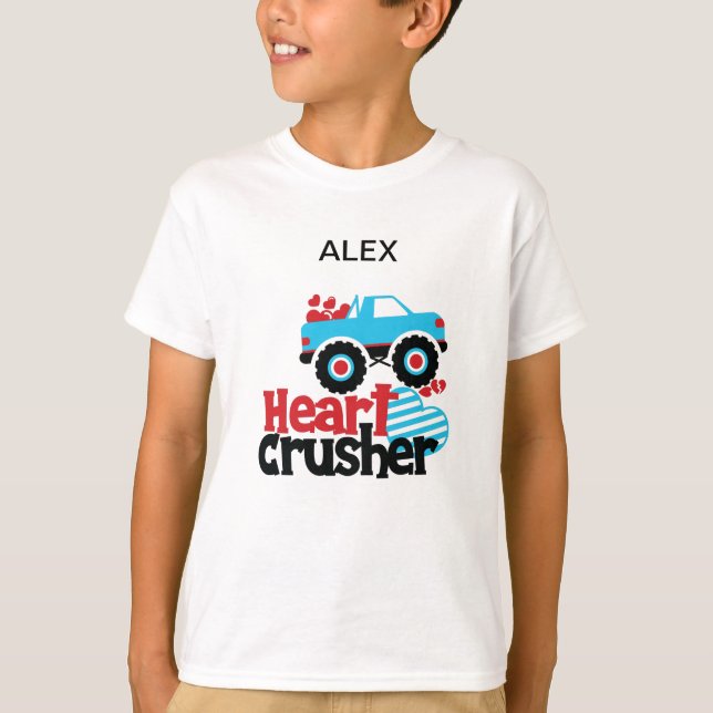 "TRUCK HEART CRUSHER"  T-SHIRT (Front)