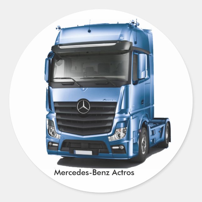 Truck image for Classic-Round-Sticker-Glossy Classic Round Sticker (Front)