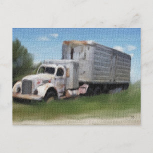 Truck In A Field Postcards
