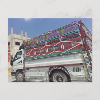 Truck in Jordan - postcard