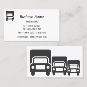 Truck Lines Trucking  Freightways Transport  Business Card