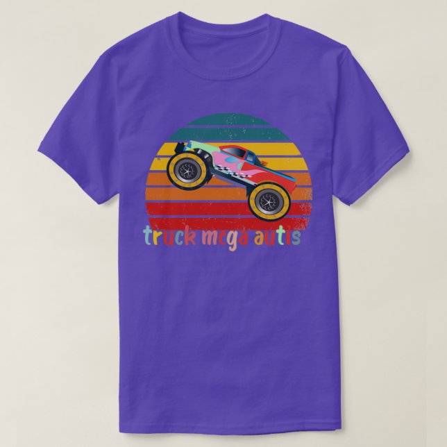 truck mega autism classic 1 T-Shirt (Design Front)