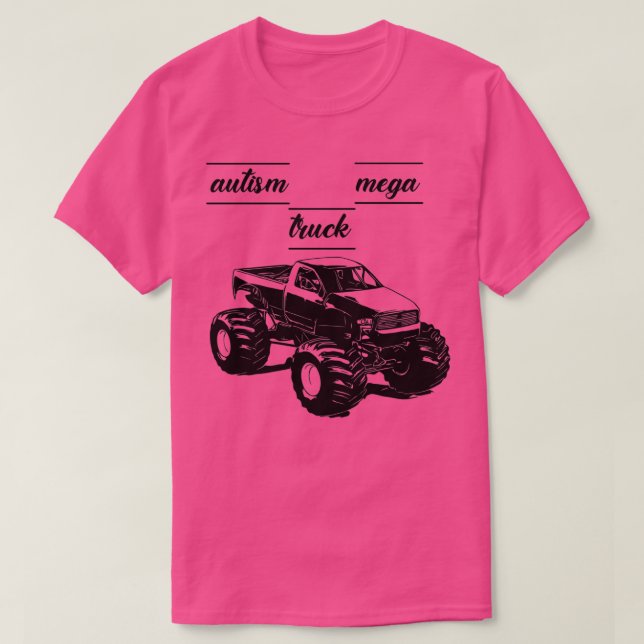 truck mega autism classic 3 T-Shirt (Design Front)