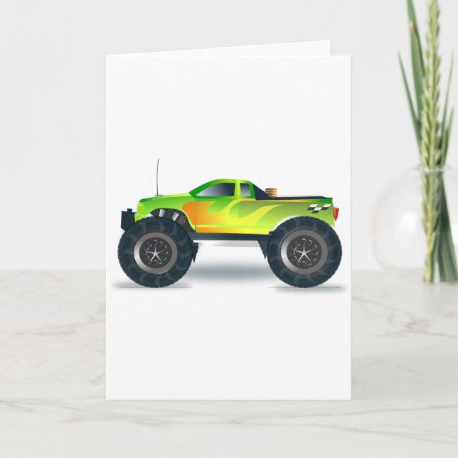 Truck Monster 4x4 ATV Destiny Congratulations Card (Front)