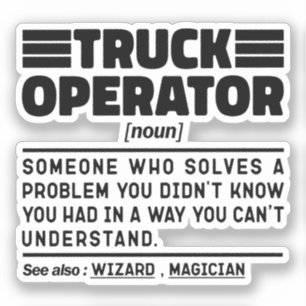 Truck Operator Noun Heavy Equipment Specialist 