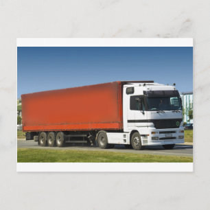 truck postcard