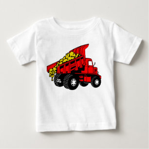 Truck red   kids boys baby T-Shirt