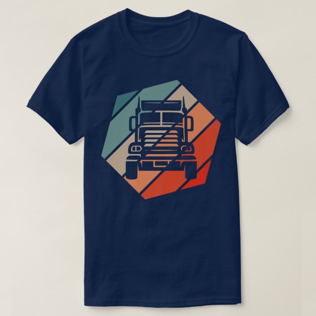Truck Retro Style Vintage 2834 T-Shirt (Design Front)