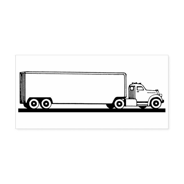 Truck Rubber Stamp (Imprint)