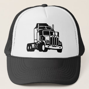 TRUCK semi trailer trucker  american Hat