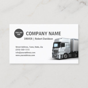 Truck Shipping Service Simple Modern Card