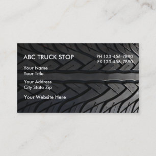 Truck Stop Business Cards