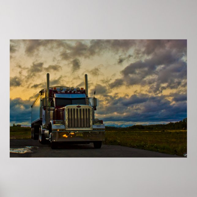 Truck Stop Sky fine art print (Front)
