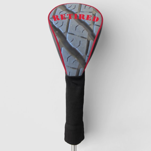 Truck Tire Retirement Golf Head Cover (Front)