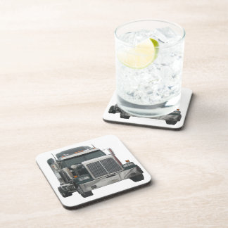 Truck tractor Cork Coaster (6) 3.8 x3.38"
