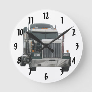 Truck Tractor Wall Clock