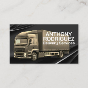 Truck Transport   Delivery Services Business Card