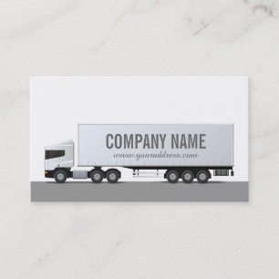 Truck - Transportation & Logistics Simple Card