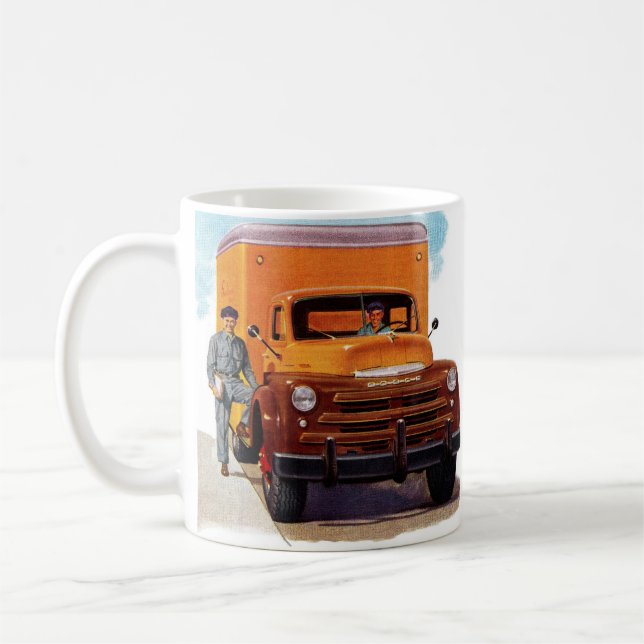 truck truckers truckin' coffee mug (Left)